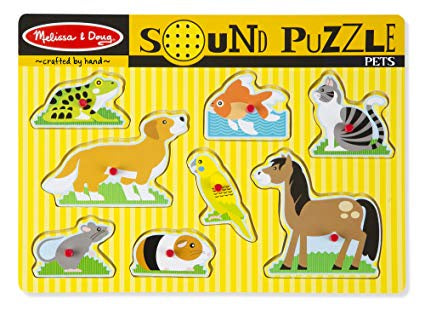 730 Melissa & Doug Pets Sound Puzzle