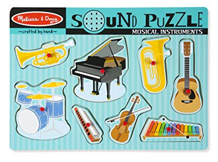 732 Melissa & Doug Musical Instruments Sound Puzzle