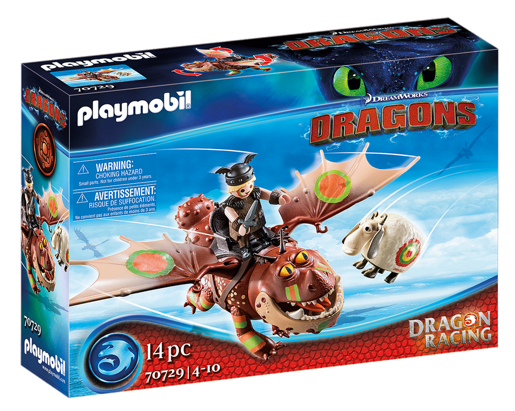 70729 Playmobil Dragon Racing: Fishlegs and Meatlug