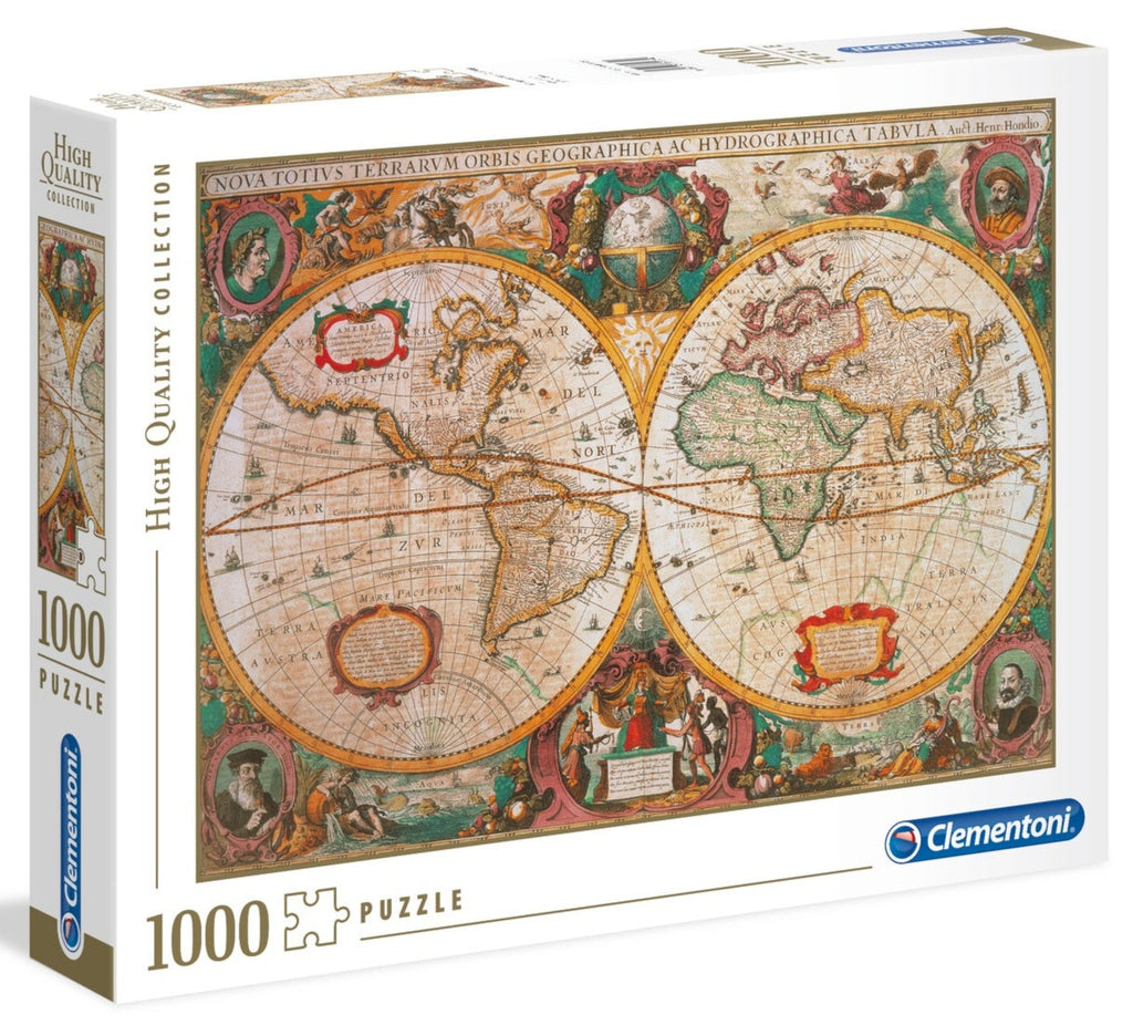 Clementoni Old Map - 1000 Piece Puzzle