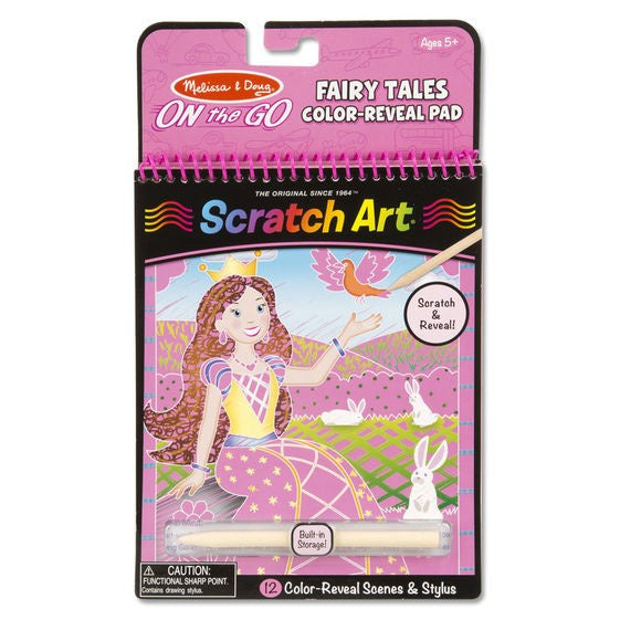 9140 Melissa & Doug Scratch Art Fairy Tales