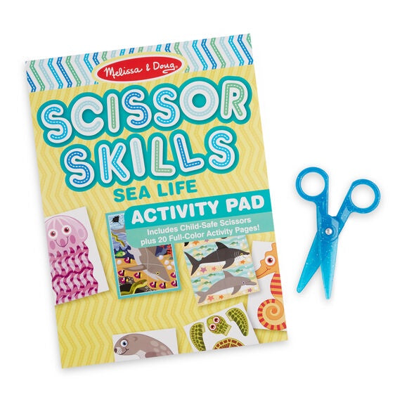 32007 Melissa & Doug Sea Life Scissor Skills Activity Pad