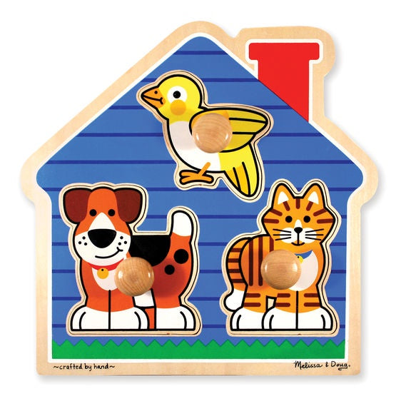 2055 Melissa & Doug House Pets Jumbo Knob Puzzle